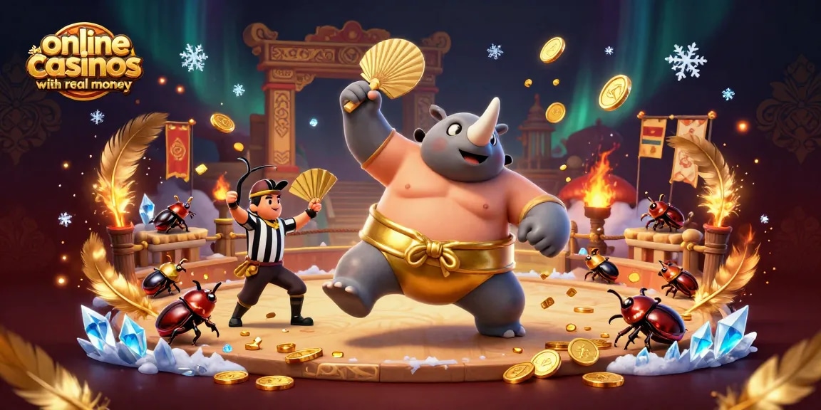 Experience thrilling gameplay at online casinos with real money amidst a chaotic celebration of victory and fortune.